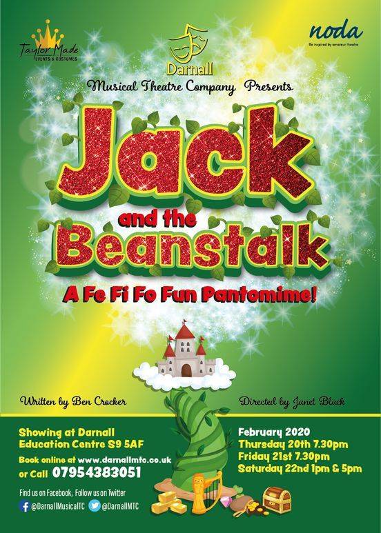 nightidreamt's tweet photo. Review of @DarnallMTC production of Jack &amp; The Beanstalk at Darnall Education Centre to Saturday 22 February "If you are stuck for something to do this weekend, get tickets for this excellent family panto – you will not be Fi-fi-fo-fummed!!!” https://t.co/FnaEqP4fp0 https://t.co/057N6z4DBO