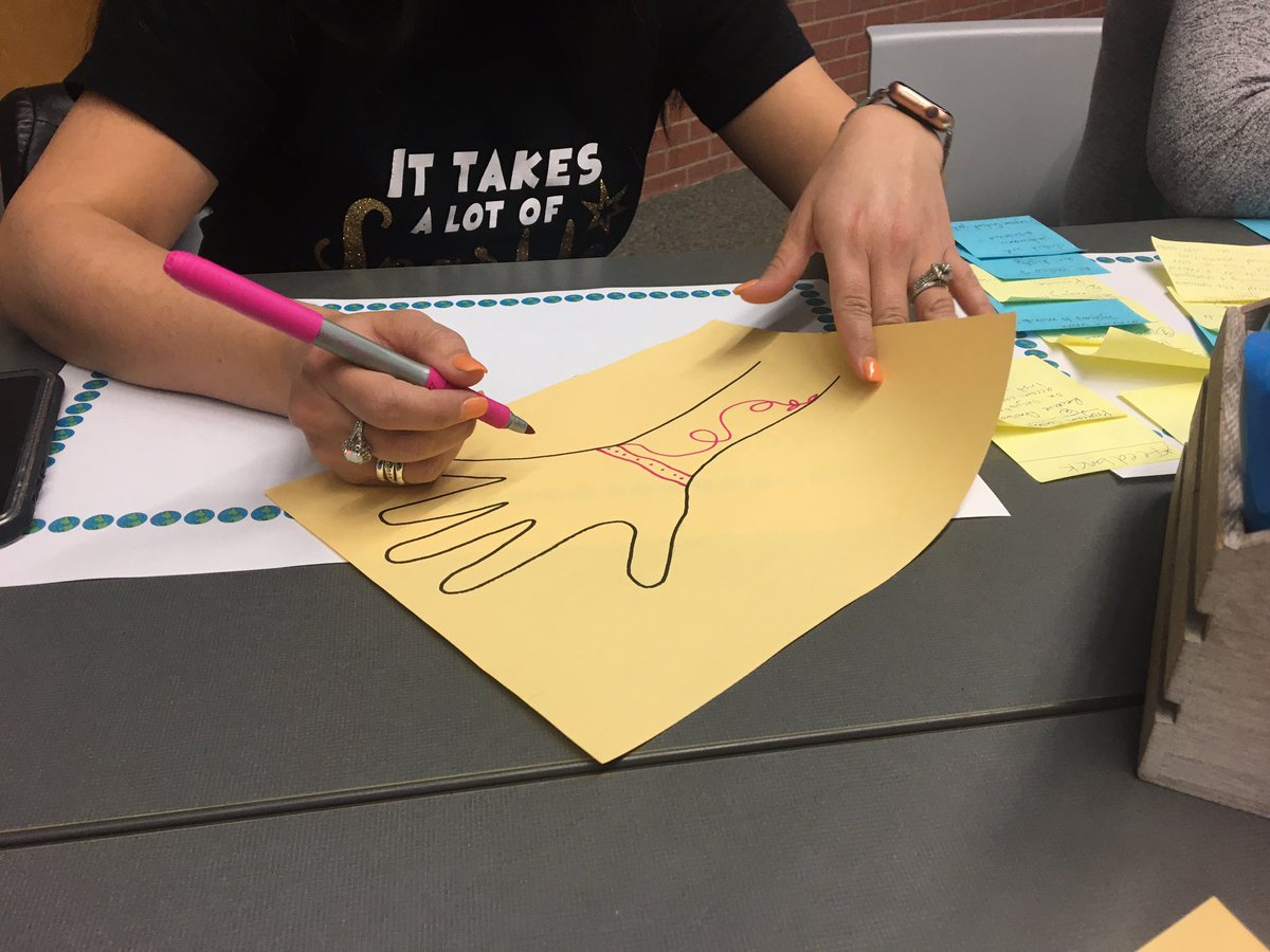InfantePreK's tweet photo. Nadia’s Hands -  3 minute Teach Time to fellow LASs. #LISDLAS https://t.co/A5OtCiSrad