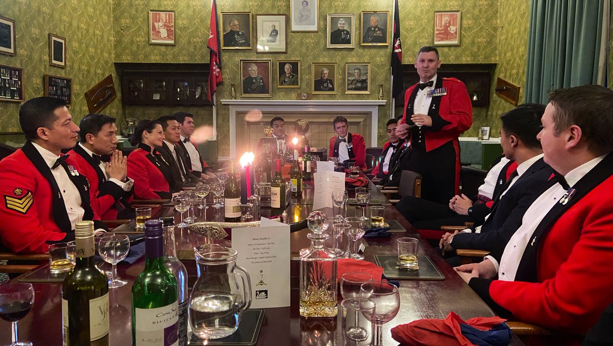 Members of 250 GSS held a dinner night for their Cpls last night in the Gurkha Room @30SigRegt. The guest of honour was the Regtl 2IC who spoke about his leadership journey. #ArmyConfidence #ThisIsBelonging @Gurkha_Brigade @R_Signals