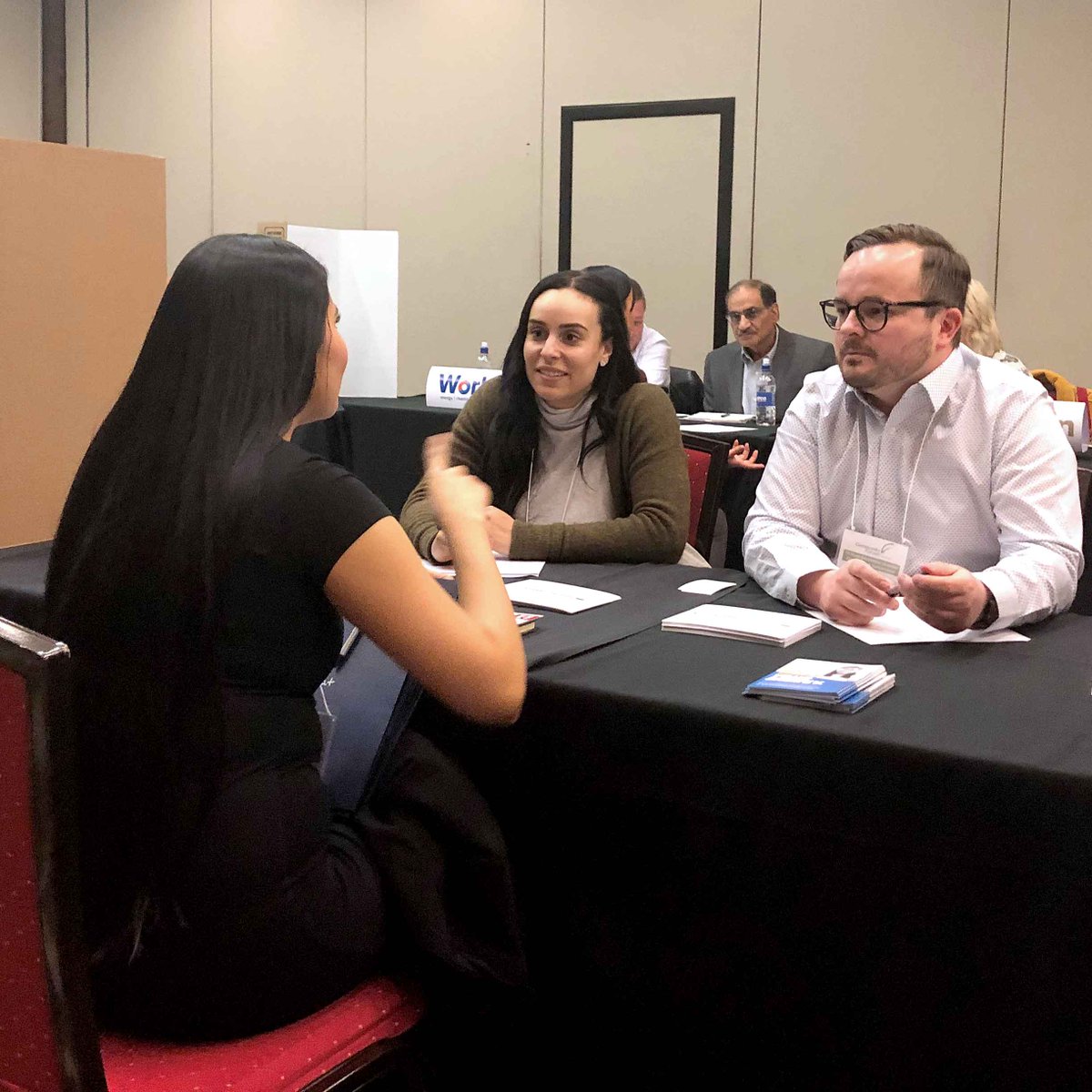 TCEnergy's tweet photo. It was a pleasure listening to Dr. Linda Many Guns talk about moving forward together with #Indigenous people at the #CFT7 post-secondary summer employment symposium yesterday. Our recruiters were excited to chat with students about their career paths! #TCEnergy https://t.co/dzkIP3J8XR