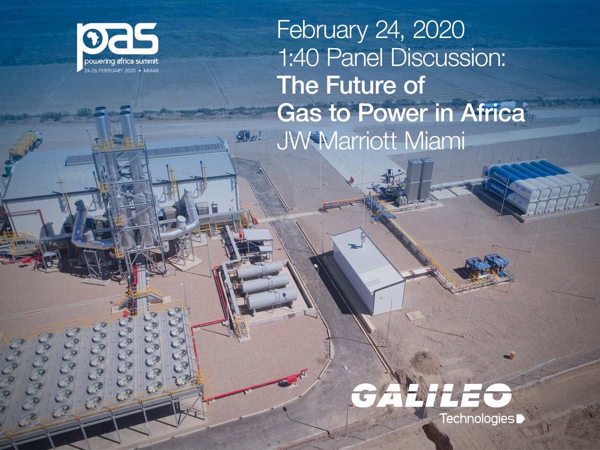 At the #PoweringAfricaSummit, <a href="/gabriel_lorenzi/">Gabriel Lorenzi</a> will showcase how <a href="/GALILEOAR/">Galileo Technologies</a> is connecting Distributed LNG-Production and Distributed Power Generation solutions without expensive pipelines or large-scale infrastructure projects.
 
#Cryobox #LNG #Gas30 #ReservoirToWire #LNGtoPower