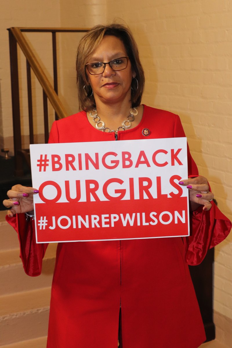 RepWilson's tweet photo. Thank you, @RepRobinKelly, for your support of the #BringBackOurGirls movement. This fight still matters. #JoinRepWilson https://t.co/SVAlsP4mwr