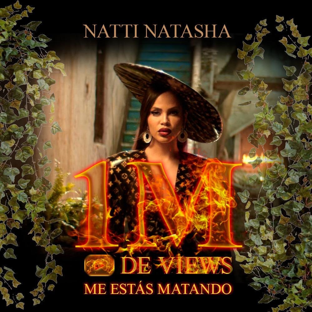 nattibrasil_'s tweet photo. 1 milhões de reproduções em menos de 24 horas de lançamento de #MeEstasMatando
💙 #NaugthyNat #DESPACIO https://t.co/Sia6fbHjNl
