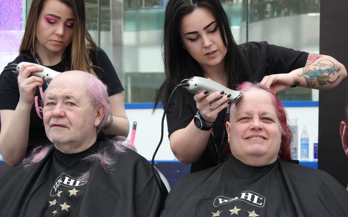 LowesCanadaCorp's tweet photo. That’s a wrap for our 12th @HairMassacureNA campaign! Earlier today, employees from our network in Alberta gathered at the @EdmontonMall to present a cheque for $103,124 and support 21 colleagues participating in the mass #headshave.
To learn more > https://t.co/qvcvfQD5Qr https://t.co/HfXyQgrtIe