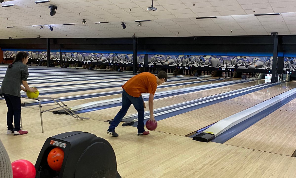 Brooklyn_HS's tweet photo. Brooklyn Special Olympics spent time bowling at RollHouse Entertainment Great job team. #hurricanepride https://t.co/SwltJVuYqS