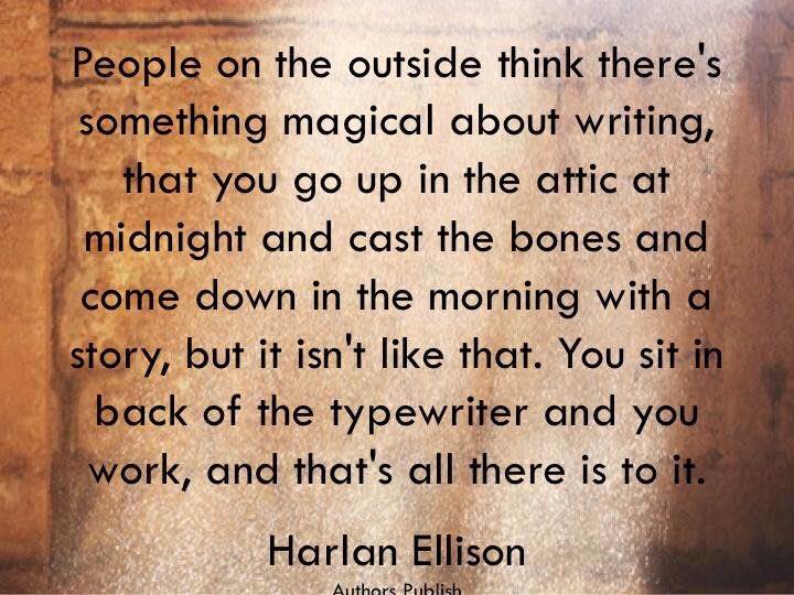 byMorganWright's tweet photo. People on the outside think there's something magical about writing...

#writerslife #amwriting https://t.co/nWOqRuqCmL