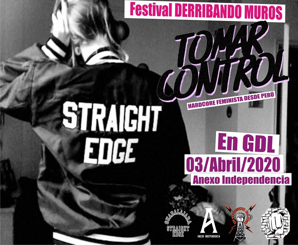 Alafugatv's tweet photo. Festival Derribando Muros presenta: #TomarControl en Anexo Independencia el 3 de abril, 18:00 hrs.
Tomar Control Hard Core feminista desde Lima, Perú
Música, conversatorios, documentales, sellos, distros, zines, merca y comida vegan.
https://t.co/c77nCiZwiu https://t.co/VZmf7UEaYZ
