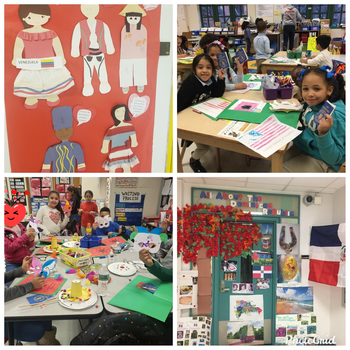 PS360BxStrong's tweet photo. #fbf to last Friday when students at P.S. 360 celebrated Multicultural Day. Students "traveled" from country to country, eating the foods, learning the languages, & participating in customs & traditions of that culture. ๐ @CSD10Bronx @NYCSchools #wearemulticultural #diversity https://t.co/5u16VlUuDV