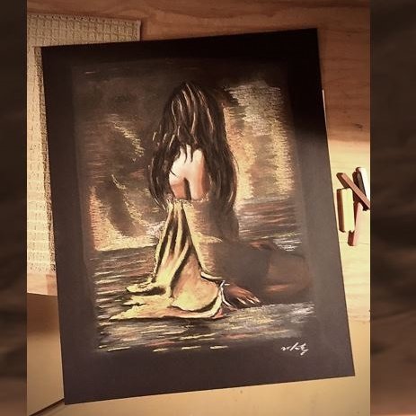 Lola Abandoñada.
She goes by Lo.
She will forever wonder.
"Why wasn't I enough"

My latest Drawing.