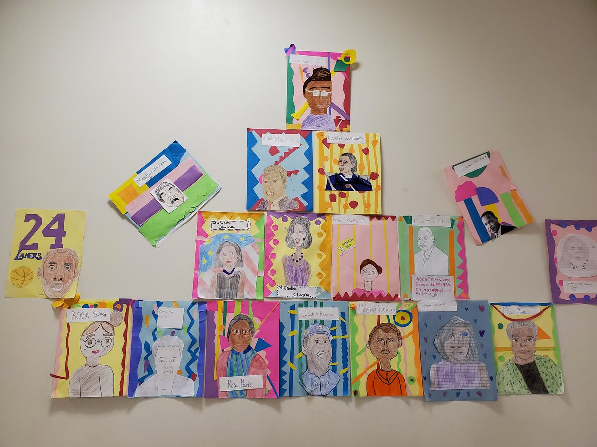 Ms_Vs_World's tweet photo. Black History Month and Art! #endlessstories #rowlettwood @Rowlett_Bobcats https://t.co/PrIUge7kuk