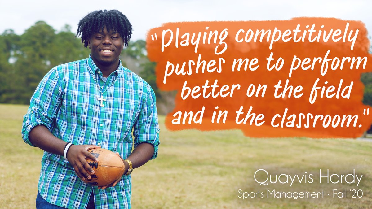 GSUCampusRec's tweet photo. Today's #WhyICRI comes to you from Quayvis Hardy, a fierce competitor on the field and in the classroom.

"Competition is in my blood."

Read his full story on https://t.co/R1ffRAPLAw https://t.co/GdrtNOU0nv