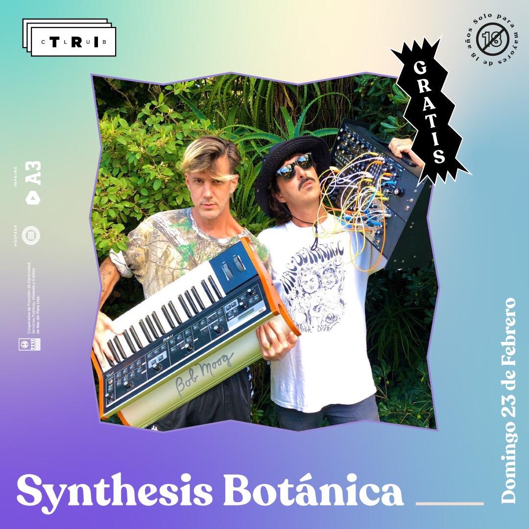 Synthesis Botánica.🌱🌿 Hacemos un concierto de plantas y sintes con <a href="/ivi_lee/">stprrr</a> en el bello #ClubTri 💕 Viaje a las profundidades del mundo vegetal. 🎶💚