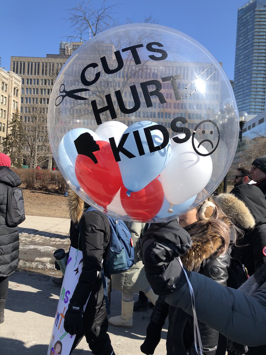 MsSChandrakumar's tweet photo. What we do now matters, and we won’t back down. #istrikebecause #ETFOstrong #cutshurtkids #nocutstoeducation #solidarity #ETFO #OSSTF #ontarioteachers #teacherstrikes https://t.co/u31aMzEm6A