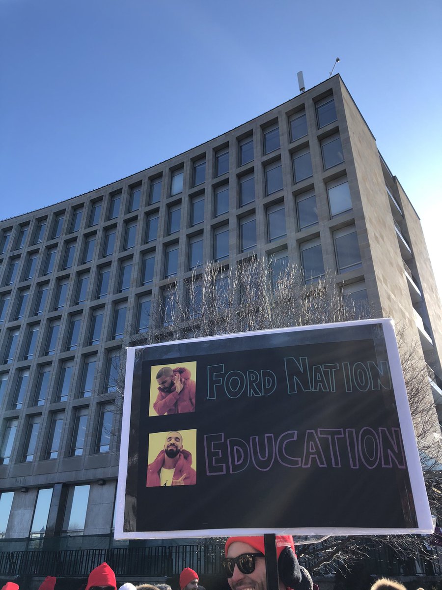 MsSChandrakumar's tweet photo. What we do now matters, and we won’t back down. #istrikebecause #ETFOstrong #cutshurtkids #nocutstoeducation #solidarity #ETFO #OSSTF #ontarioteachers #teacherstrikes https://t.co/u31aMzEm6A