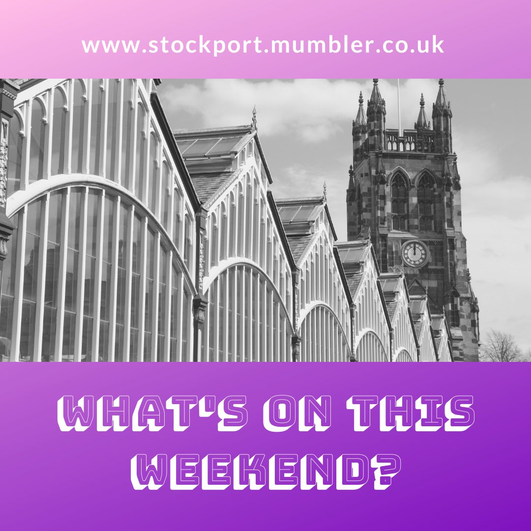 Squeeze the last bit of fun out of half term this weekend.There’s an activity trail and a bubble workshop, as well as bugs and beasties at Lyme and orienteering at Bruntood. Fingers crossed for at least a little bit of dry weather 🤞. Have a good one 💜 stockport.mumbler.co.uk/events/