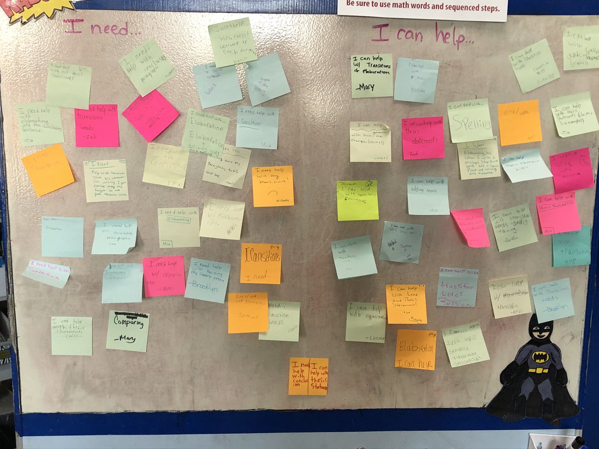 KWilliamsSDE's tweet photo. Students are feeling more and more independent every day. Soon they’ll run this classroom 🤞🏻😂. #unpromtedpolls #monthlysched #peerconferring https://t.co/eGPWE2BHHd