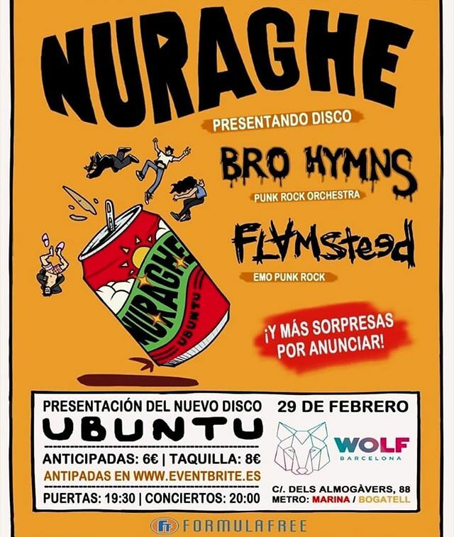 📍 Barcelona
📆 29 de Febrer!
🕐 20:00h
💸 6€

Mencioneu en comentaris a les amigues que cregueu que els interessa el concert!
.
.
.
#llibertatdexpressió 
#antifeixisme
#concertsbarcelona
#concertsppcc ift.tt/2HGw9Jk