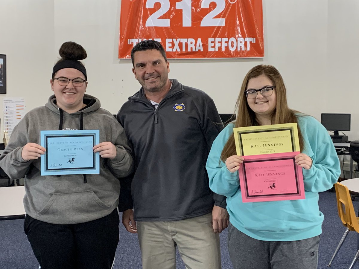 WarrickEd's tweet photo. Congratulations to Gracen Bean and Kati Jennings on earning credits this week! 🎉. Way to #TakeCHARGE! https://t.co/rxhWqkify2