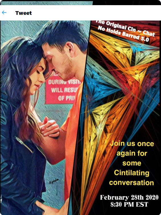 Cin18xInfinity's tweet photo. It’s been a minute but we are back. Lot’s of things to chat about!!!Join us for our first podcast this year! Chat with me @KRIGrube
and @minniepearl74
on the phone or join our online chatroom @S_Allison88
#CinOnTheRun #Executiondate #Cin #Days https://t.co/1MaDX728Zf