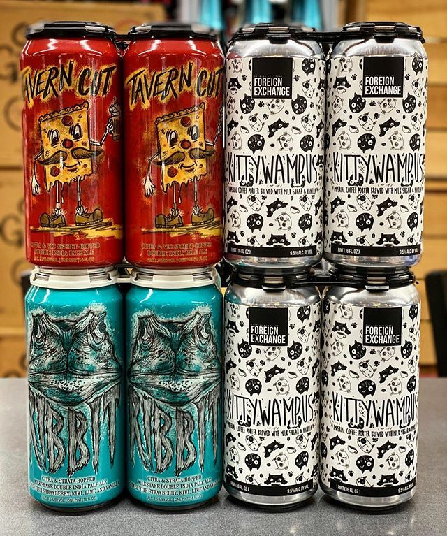 Awesome day around here, Aurora’s own @foreignexchangebrewing comes through with their first canned brew, Kittywampus, an imperial coffee porter brewed with milk sugar &amp; vanilla.  I’m drinking it right now, it’s delicious.  It will be a perfect dessert a… ift.tt/2ufXn6i