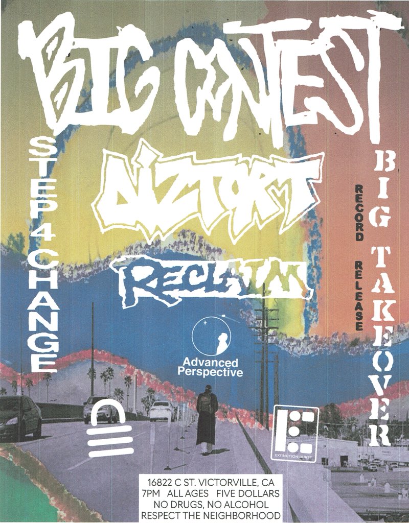 Also tomorrow’s show was moved. Here’s all the info you need!