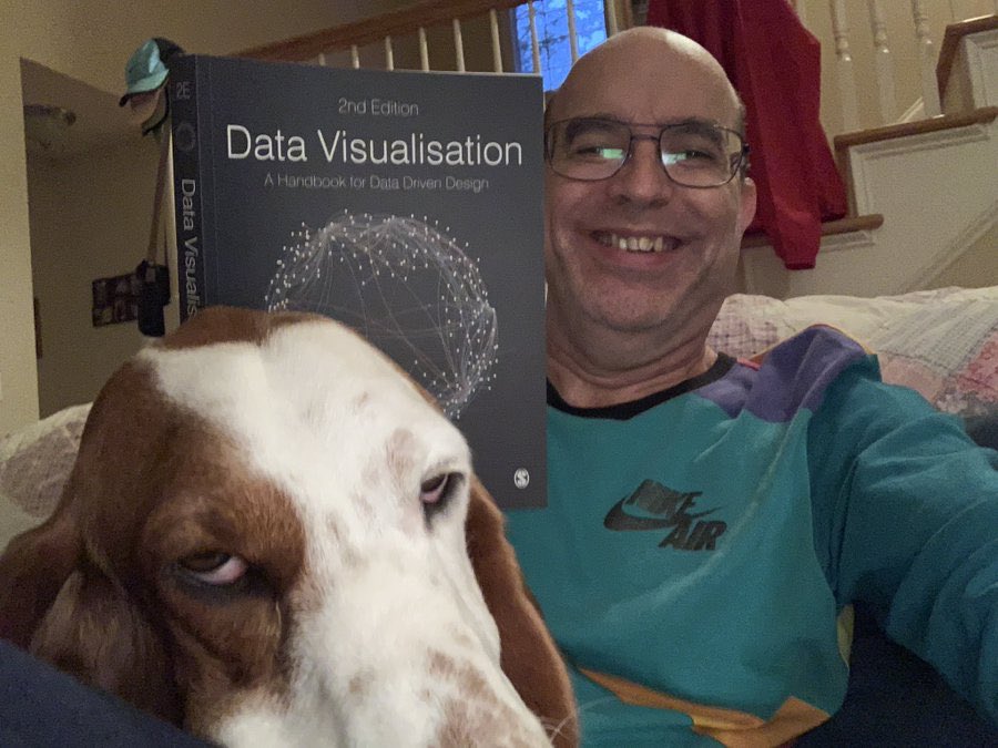 DocKevinElder's tweet photo. @DataRemixed It will be on my next book order, I have a backlog of reviews to do for @AlbertoCairo @visualisingdata @infowetrust and @TheRialMichelle But I highly recommend you buy and read this book too! #BenAppreciationDay #AvoidingDataPitfalls https://t.co/8s2x0d5Pjr