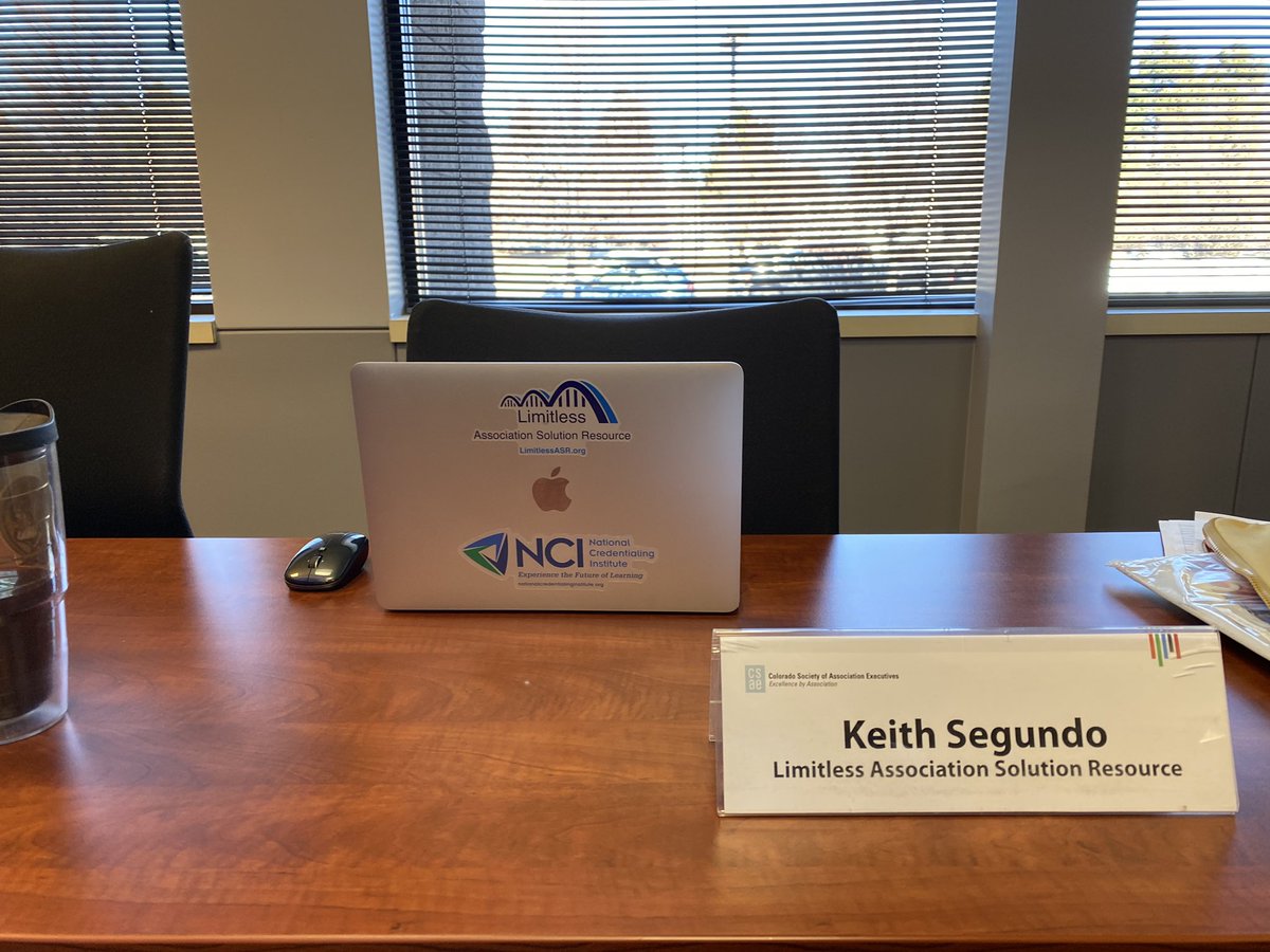 limitless_asr's tweet image. Make a point to be intentional &amp;amp;grow our/your profession every chance you get. Today our Founder had the pleasure of a Colorado Society of Association Executives Board  meeting. Changing the world is all our responsibility...let’s all start with volunteer leadership.