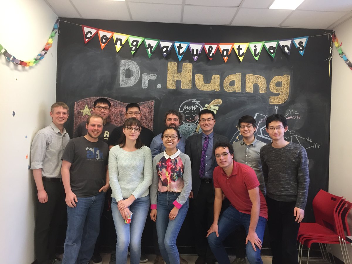 Our first tweet is to congratulate Dr. Zheng Huang @ZhengHuang13 on a successful thesis defense. Good luck at Princenton! JP @LumbLab is going to miss you.
