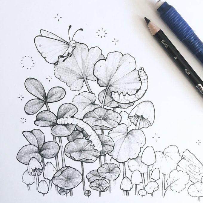 pencil shading is my favorite ? #wip 