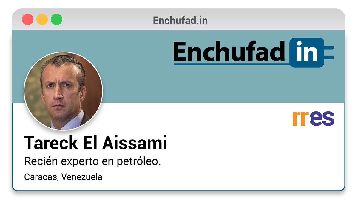 RunRunesWeb's tweet photo. #EnchufaDÍN | Tareck El Aissami: De ministro de Interior y Justicia a "experto" en petróleo https://t.co/f2P3cHy2vm https://t.co/zQx3eeSi9V
