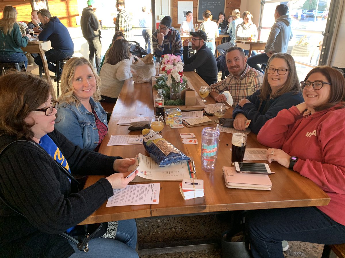 ccaslnj's tweet photo. #ccasl #njasl @njasl #tonewood Game Night with our library peeps at the brewery. @Hollyhocks33 @UndergroundLib2 @kdbaggs @MTMSMediaCenter @aasl @ALALibrary @njla #librariestransform #fridayfunday #njasladvocacy https://t.co/xSbNKRAifd