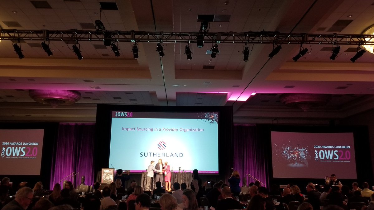GISCnews's tweet photo. Huge congratulations to #GISC member @SutherlandCorp, winner of the @IAOP #GISA at #OWS20! Learn more about how Sutherland makes #opportunity accessible through #ImpactSourcing: https://t.co/vvMzoO7pn2 @BSRnews https://t.co/dFzrT6F46g