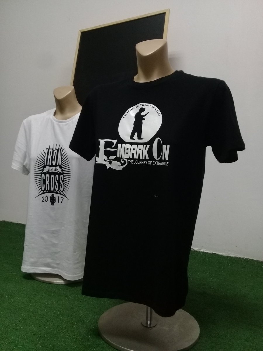Embark_On_'s tweet photo. Embark-On Fashion Unisex Tshirts galore. We have extended our designs to accommodate all! #EmbarkOn #EmbarkOnJeans #EO #IronCross
Our motto remains #TheJourneyOfExtraMile
Merchandise also available @TBrandsStore or place your order via our business whatsapp via 0760139936 https://t.co/99sWcGe4CZ