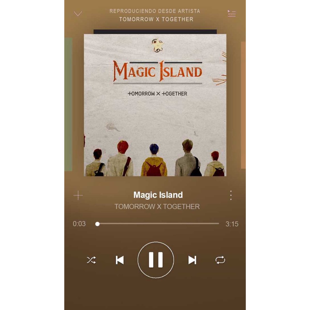 louisa_tw's tweet photo. 𝙒𝙚𝙡𝙘𝙤𝙢𝙚 𝙩𝙤 𝙩𝙝𝙚 𝙈𝙖𝙜𝙞𝙘 𝙄𝙨𝙡𝙖𝙣𝙙 ✨🏝

Tengo el placer de compartir con ustedes una de mis canciones favoritas, ¡es tan bonita! 
Escúchenla si aún no lo hicieron y enamórense como yo de este increíble grupo, soy su fan desde el día 1. 

#TXT_MagicIsland https://t.co/W42ZPjcq04