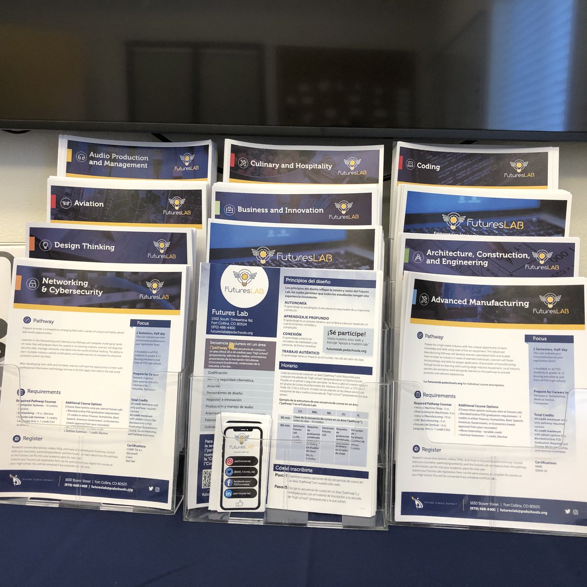 psdctc's tweet image. Futures Lab will offer 9 Pathways in the Fall of 2020! Coding, Networking &amp;amp; Cybersecurity, Aviation, Design Thinking, Business &amp;amp; Innovation, Advanced Manufacturing, Audio Production &amp;amp; Management, Culinary &amp;amp; Hospitality, and Architecture, Construction, &amp;amp; Engineering! #psdproud