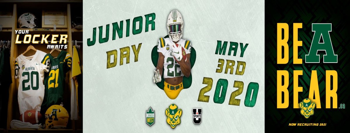 Thank you <a href="/UABearsFootball/">University of Alberta Football</a> @UACoachMorris for the invite.  See you there.