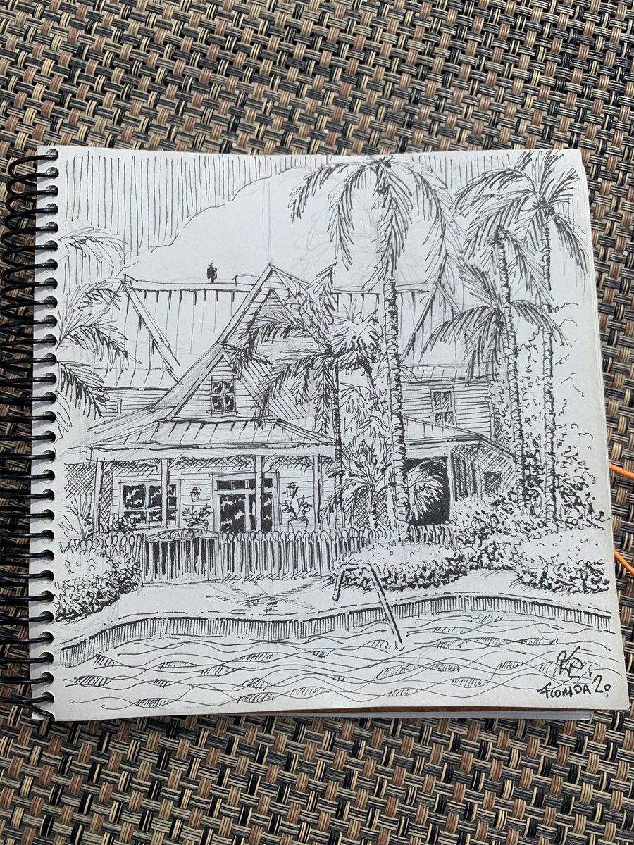 RogerLomas's tweet image. A few sketches from the Florida Keys...