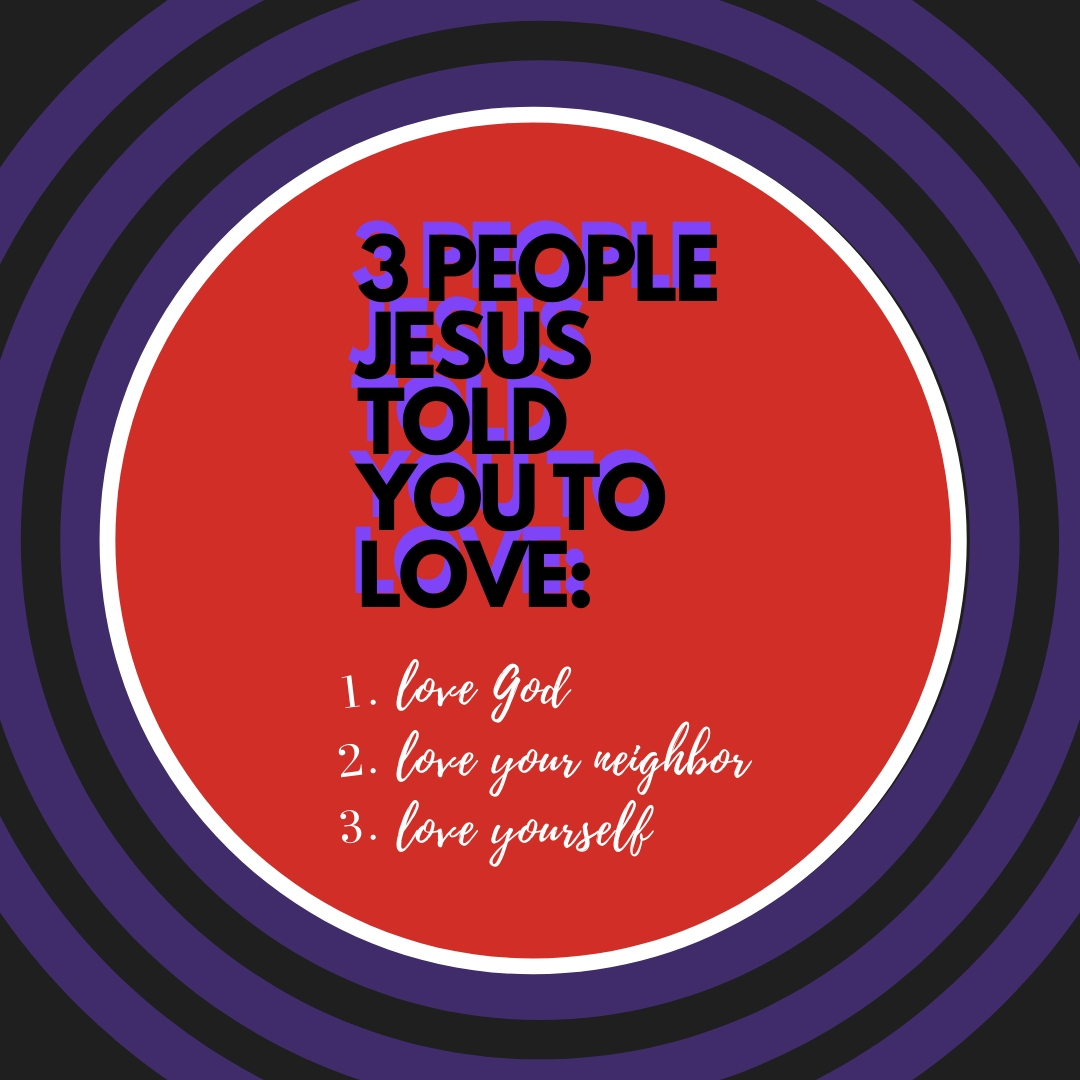 christlikemedia's tweet photo. A religious person once asked Jesus, "If I should only follow one law, what would the most important one be?"⁣
⁣
Jesus responded and said, "The most important thing of all is to love God, love others the way you love yourself"⁣
⁣
Love God 💜
Love others 💛
Love yourself 💚 https://t.co/2Ts3bGGsHg
