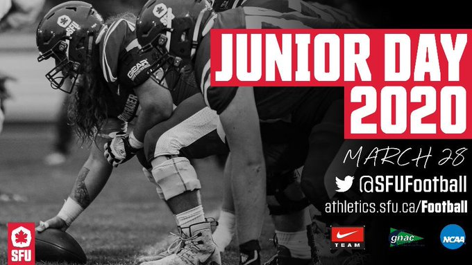 Thank you <a href="/SFUFootball/">SFU Football</a> <a href="/CoachRigell/">Mike J.Rigell</a> <a href="/CoachTSummers/">Taylor Summers</a> for the invite. #RepTheLeaf