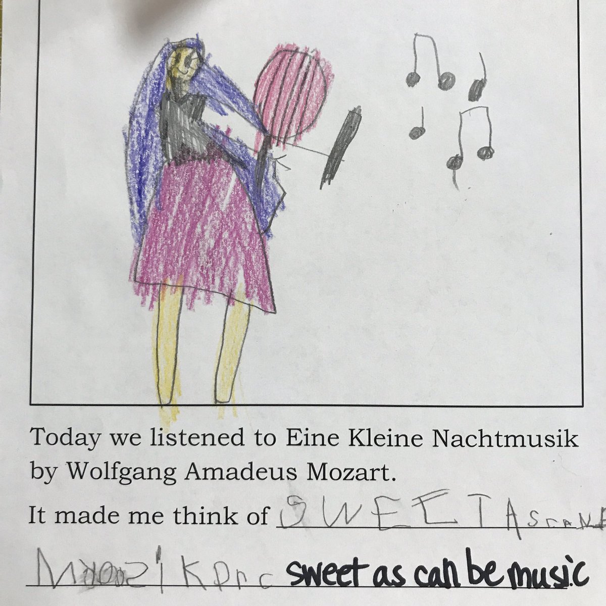 FinleyKristen's tweet photo. One of my favorite lessons! #imaginationpictures #creativelistening #littleartists #musicteacher #ilovemyjob #byngpride https://t.co/SLYm7u6DOz