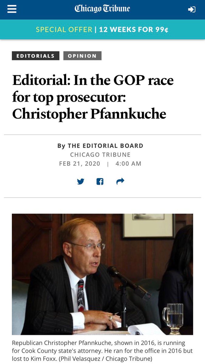 VoteCP2020's tweet photo. Check out this Chicago Tribune’s article: 
https://t.co/ILrH26vxRY

#ChicagoTribune #CookCounty #StatesAttorney #Elections2020 https://t.co/eUxzkOspRM