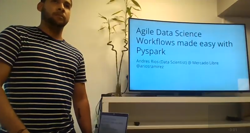 marceamx's tweet photo. #ÐevOps Meetup #4 en vivo en estos momentos !

- Ciencia de datos
Andres Rios nos va a contar cómo desarrollar un modelo de Machine Learning, análisis con  PySpark y Optimus para un discovery más ágil
->https://t.co/DVhPLau0xs

#devopscba #serverless #arquitectura #datos https://t.co/tqwbReOTVi