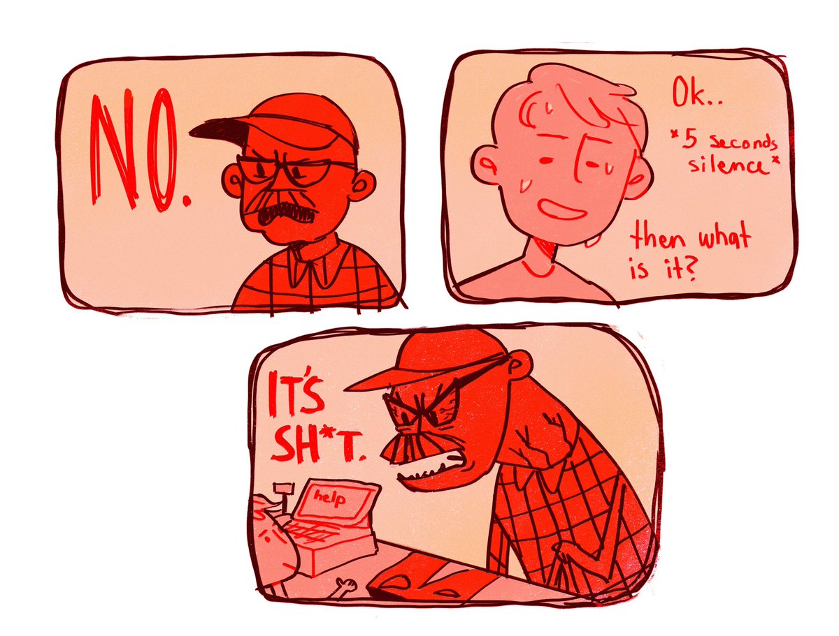 I used to work at a dry cleaners, here’s a #comic about it 👺 #art