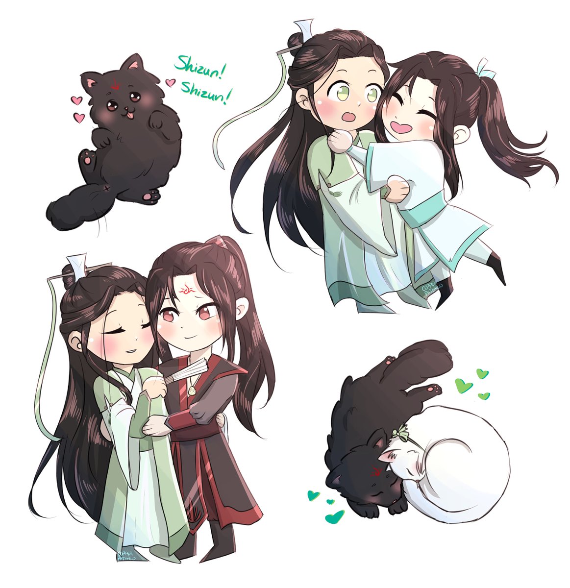 CopperPhthalo's tweet photo. I had not drawn much scum villain. That needed to be remedied.

#ScumVillainSelfSavingSystem #bingqiu #人渣反派自救系统 #冰秋 https://t.co/mZZ6tFMGr2