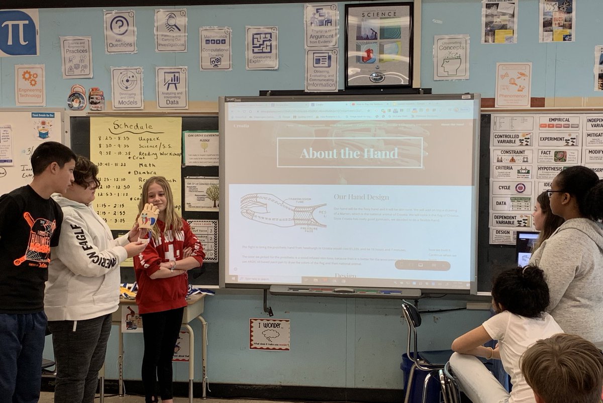 Social engineers presenting their collaborative work on <a href="/Enablethefuture/">Enabling The Future</a> <a href="/OakGroveES40/">Oak Grove ES</a> C. McCabe’s class. Ss will be prepared to share <a href="/WCSDEmpowers/">WCSDEmpowers</a> STEAM Expo tomorrow. <a href="/Wells4EdTech/">Lyndsey Wells</a> <a href="/JessicaTurnerNY/">Jessica Turner</a> <a href="/wcsdtechdr/">Daniel Roberto</a> <a href="/ASchout10/">Art Schouten</a> <a href="/ANikolaTech/">Andrew Nikola</a> <a href="/JessicaTurnerNY/">Jessica Turner</a> @KoehlerTara