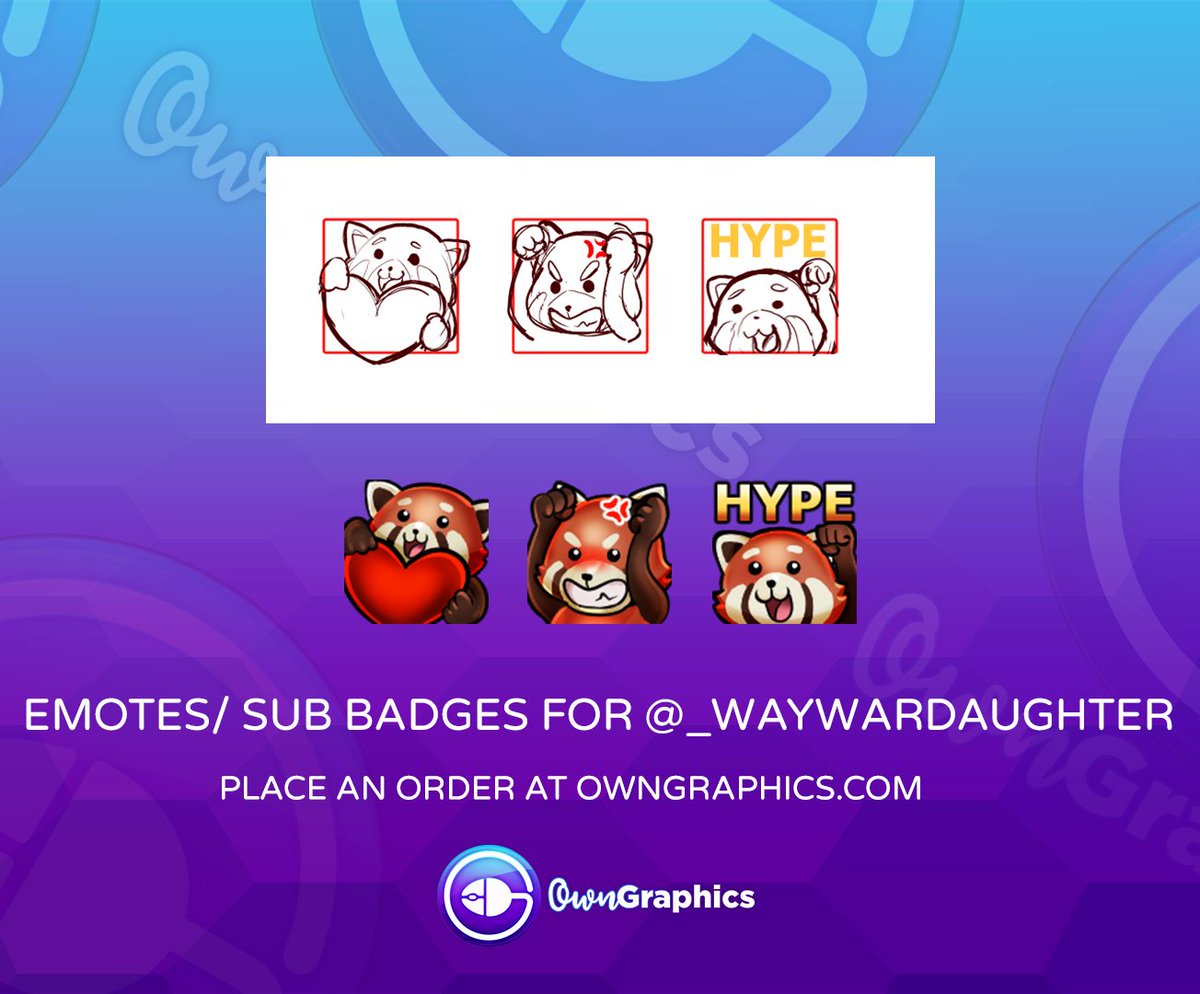 OwnGraphics's tweet photo. Thanks for your order @_Waywardaughter!
✏️Emotes start from scratch
🎨Inked, and shaded in for finalized product
Request your custom emotes using the link below!
https://t.co/zNRa00u212
#OwnGraphics https://t.co/eBdmB58Cu2