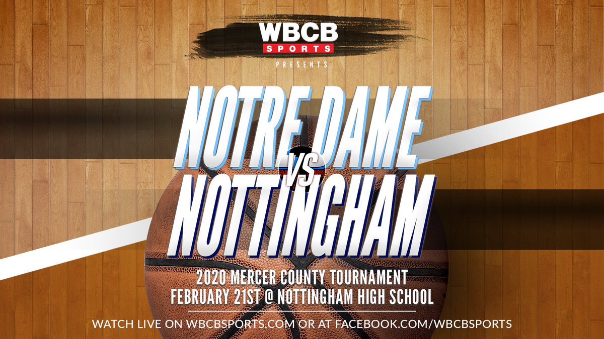 More MCT!

🏀 : MCT: <a href="/NDNJAthletics/">Notre Dame HS Athletics</a> at <a href="/NorthstarsAD/">Nottingham Athletics</a> 
⏰: 6:45

👀💻: wbcbsports.com