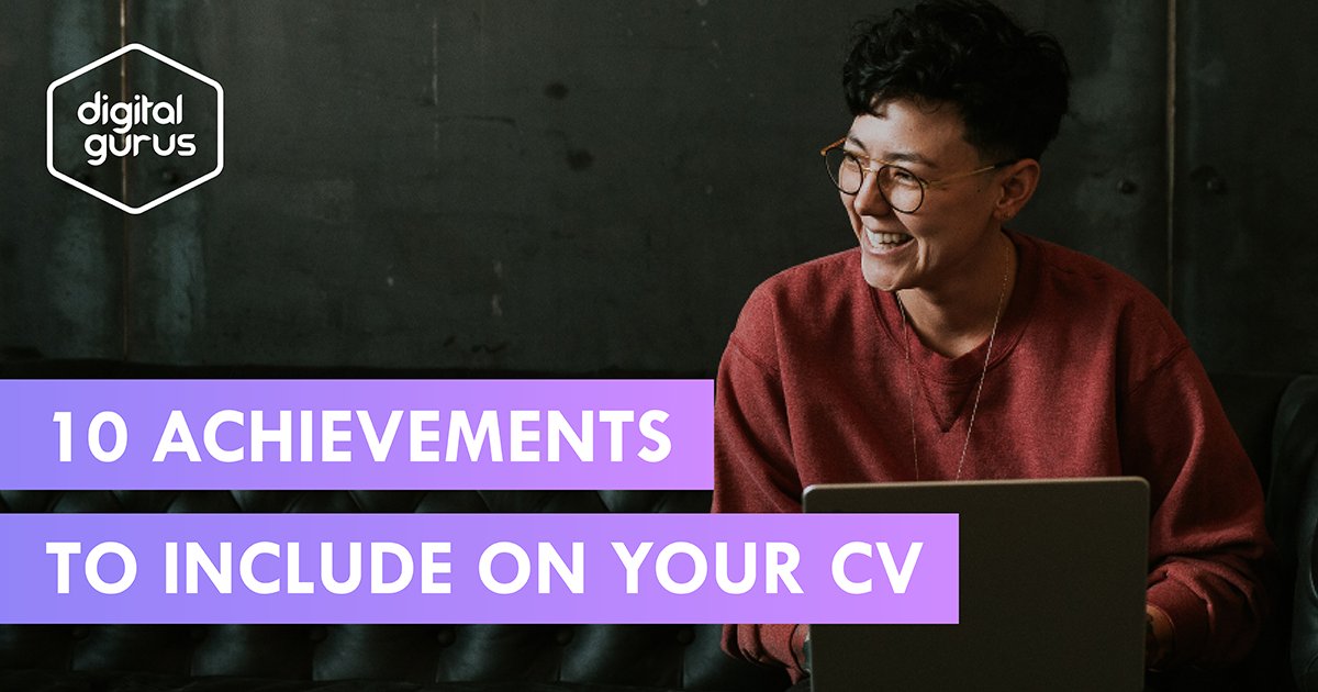 DigitalGurus's tweet photo. Want to build an impactful CV that showcases your accomplishments? 🏆 Here are 10 achievements you should include: https://t.co/wkEEuRAq6S
#DGtips #CVtips #CVwriting https://t.co/yQmg6CIUwp