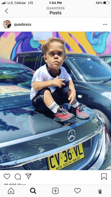 Hope yall know that Quaden kid bullying bullshit is a whole ass scam. Hes all over instagram flexing<a href="/tag/newprofilepic"class="tags"><span>#newprofilepic</span></a>