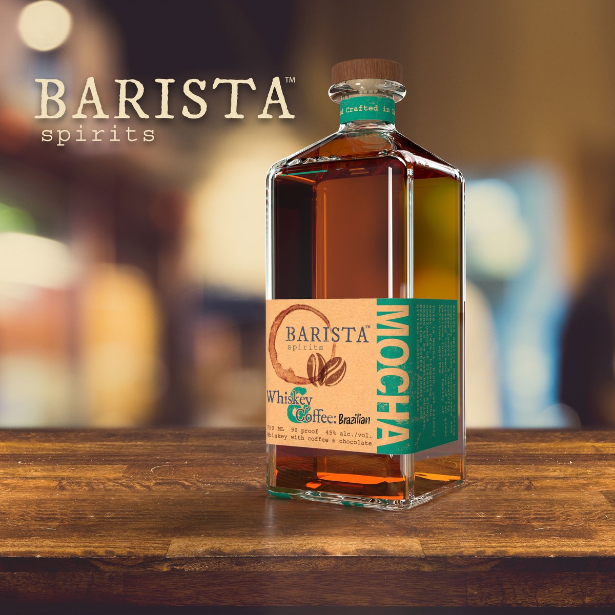 This is Mocha. 

Rich, yet faintly sweet. Dark. Lingering. The confluence of flavors always meant to be together: whiskey, Brazilian coffee beans, and artisan roasted chocolate.

Distillery Exclusive on 2.27.2020! Release Party Info:
ow.ly/huXJ50ysZRF